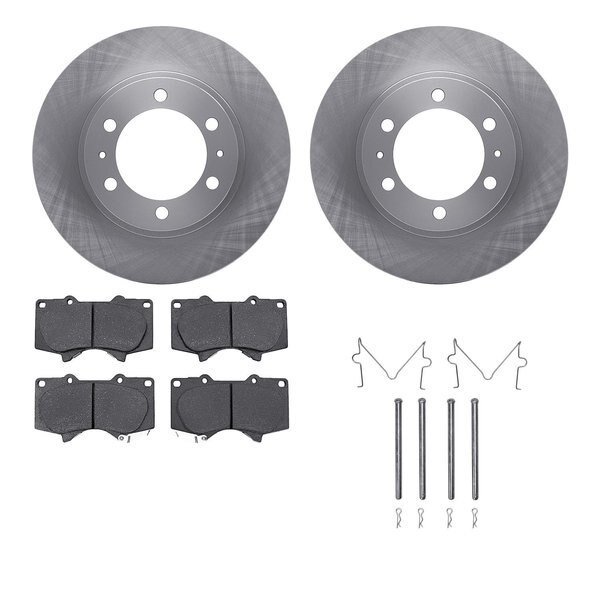 6512-76647, Rotors with 5000 Advanced Brake Pads includes Hardware, Dynamic Friction Co, Mfr#: 6512-76647